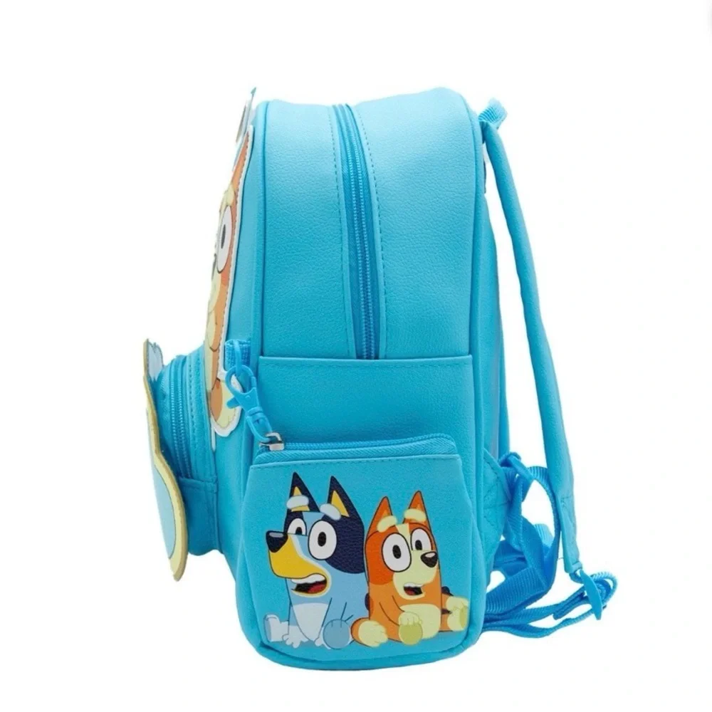 Bluey Backpack with Matching Clip on Pouch. New in Plastic!